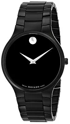 Movado Men's 0606594 Serio Black PVD Watch • $899