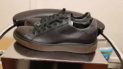 Ecco Tray Street Men's Casual Shoes In Black Size UK 9-9.5 • £80