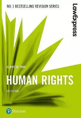 Law Express: Human Rights 5th Edition De Than BOOK - LL • £11.99