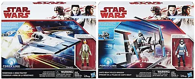 £22.30 • Buy Star Wars Force Link Resistance A-Wing Fighter, Canto Bight Police Speeder