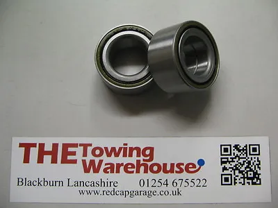 2 X 76mm P00002 Wheel Bearing For 1996 On Ifor Williams Trailers (Grey Hub Cap) • £71.99