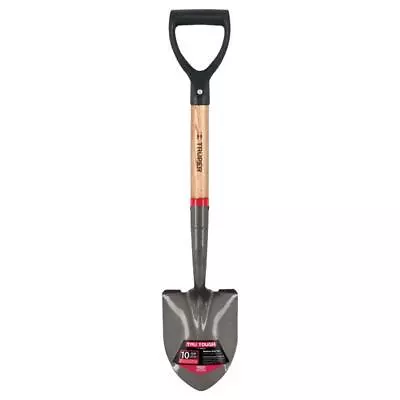 Truper TR-BY-P Steel Round Point Shovel 5.75 W X 8 L In. With 16 In. Wood Handle • $20.24