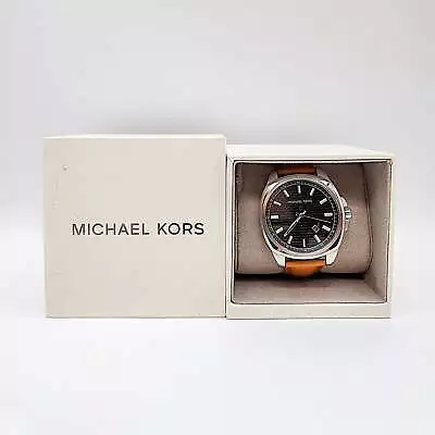 Michael Kors Men's Bryson Black Dial Watch 42mm • $96.80