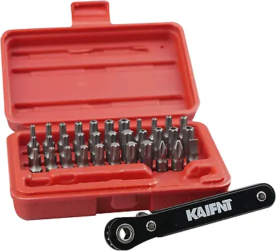 KAIFNT K403 Comprehensive Torx Bit Set With Mini Ratchet Wrench 1/4-Inch Drive • $26.58