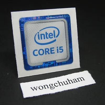 Intel CORE I5 Sticker 18mm X 18mm #202211242121 • $2.22