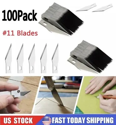 100 Pcs For X-ACTO Knife Scoring Sharp Blades EXacto Set Pack Hobby Crafts ArtsQ • $13.18