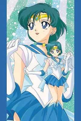 Sailor Moon Poster Sailor Mercury Ami 12inx18in Free Shipping • $9.95