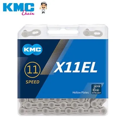 KMC Xll-EL 11-Speed 116L Bulk Stretch-Proof Bike Chain X11 Fits Shimano • $20.99