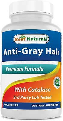 Best Naturals Anti-gray Hair Formula 60 Capsules • $10.99