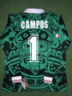 MEXICO1997-98 CAMPOS  Size XL . AUTHENTIC SHIRT ABA SPORT NEW WITH TAGS • $175