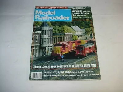 Model Railroader Magazine December 1987 • $5.50