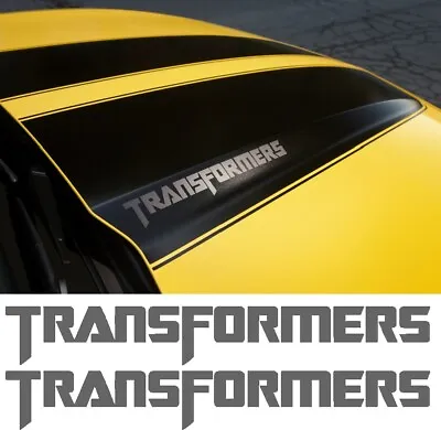 Camaro Ss Autobot Transformers Edition Hood Decals Stickers Bumblebee Decepticon • $14.60