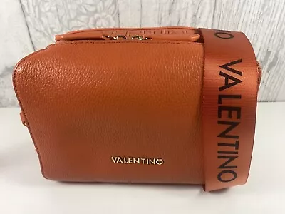 Valentino By Mario Valentino Pattie Haversack Orange Handbag RRP £105 • £22