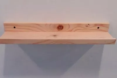 £8.95 • Buy Wooden Picture Shelf Shelves Rail (multi Size)