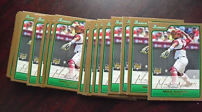 Lot Of 19 2006 Bowman Gold Mike Napoli Rookie Cards BDP3 • $35