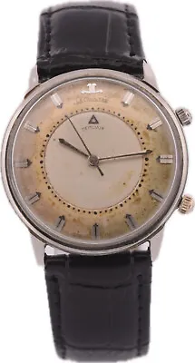 Vintage LeCoultre 2677-910/911 Memovox Men Mechanical Wristwatch K910 Steel USA • $2500