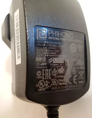 Used Original Genuine PhiHong PSAC10R-050 5V 2A Switching Power Supply • £7.75