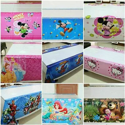 £3.69 • Buy Themed Kids Birthday Disney Cartoons Party Table Cover Tablecloth Tableware