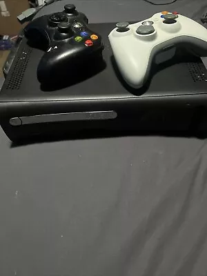 Microsoft Xbox 360 Console 120gb HDD + Power Cord And Controllers No Battery • $89