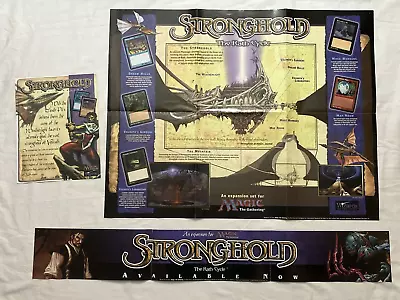 Magic The Gathering MTG Stronghold The Rath Cycle Promo Store Ad Poster • $49.99