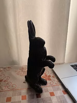 Vintage Bronze Rabbit Sculpture  • $115