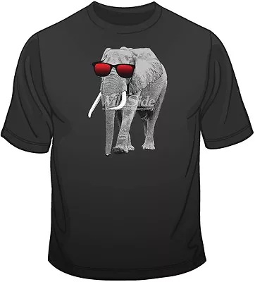 Elephant W/ Sun Glasses T Shirt You Choose Style Size Color 10568 • $20.95