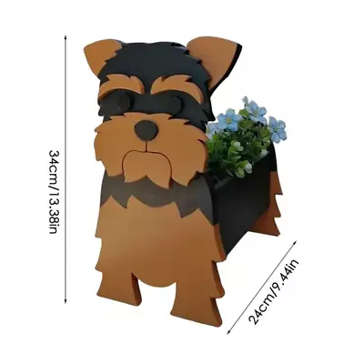 Garden Flower Pot Dog Shape Planter Shiba Inu Mastiff Cain Terrier Havanese Vase • $62.56