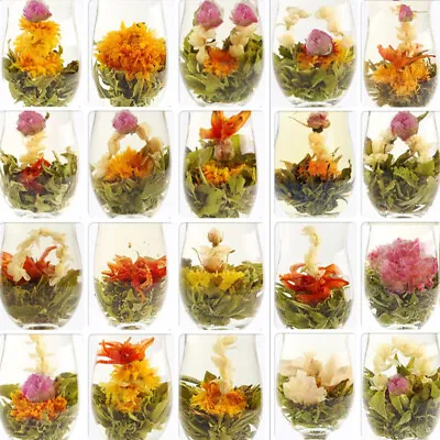 Jasmine Flowering Blooming Tea Ball Blooming Flower Tea Chushuifurong 20pcs • $10.77