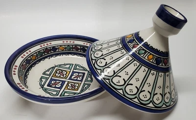 $35 • Buy Moroccan Ceramic Serving Tagine Original From FES Morocco