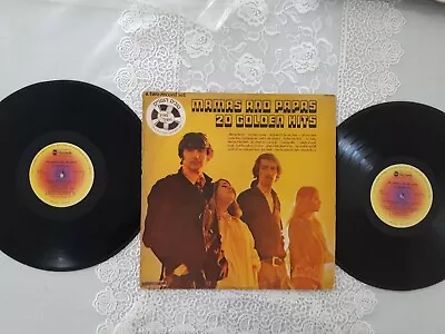 Db'l Lp Mamas And Papas   -20 Golden Hits  ***israel*** • $20