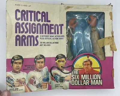 Six Million Dollar Man Critical Arms Assignment Kenner With Box - 2 ARMS • $65.99