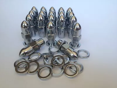 Valiant 10LH & 10RH Bullet Wheel Nuts Centerline Auto Drag 7/16 X 3/4      • $65