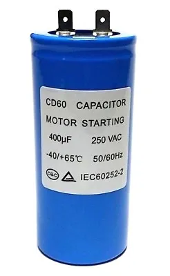 400uF  250V AC MOTOR STARTING CAPACITOR CD60 50x100mm Blade Terminal • $15.73