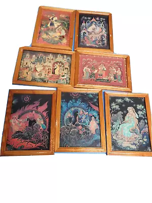 RUSSIAN LACQUER LEGENDS AND FAIRY TALES SMALL ART PRINTS  By Lucy Maxym - • $49.99