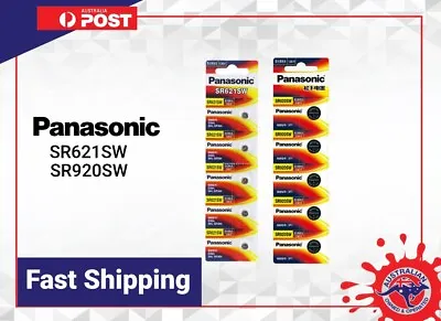 Panasonic SR521SW 379 SR920SW 371 1.55v SR621SW 364 Silver Oxide Battery Watch • $8.99