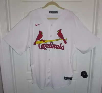 Nike Genuine Merchandise White St Louis Cardinal Men's Jersey-Sz XL • $13.50