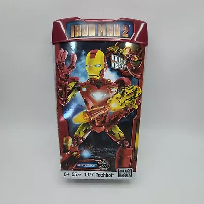 Mega Bloks Iron Man 2 Mark VI 55 Pcs 1977 Techbot Build & Display W/ Launcher  • $22.69