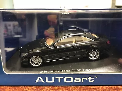 1/43 AutoArt Mercedes Benz CL63 AMG Black 56247 • $69.99