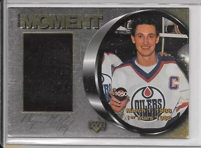 1998-99 Wayne Gretzky Insert Upper Deck McDonalds Hockey Card M6 Edmonton Oilers • $2.58