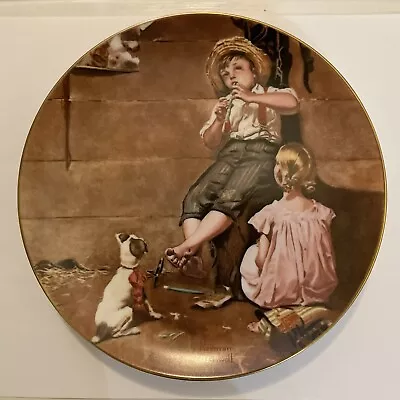 Music Master Plate By Norman Rockwell • $17