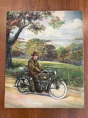 Early 1900s Excelsior Series 19 Military Model Motorcycle Catalog • $51