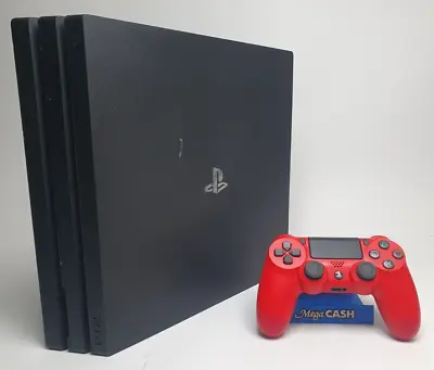 $289 • Buy Sony Playstation 4 Pro (PS4) - 1TB - CUH-7002B - W/ Red Controller