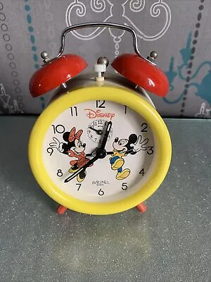 Minnie And Mickey Mouse Dancing Disney Vintage RARE Alarm Clock • £29.99