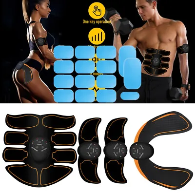 Abdominal Exercise Machine Toning Belt Muscle Simulation Burner Shaper Gel Pads • $9.99