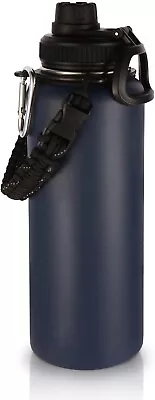 Insulated Water Bottle Large Litre Stainless Steel Water Bottle Drink Bot • $55.97