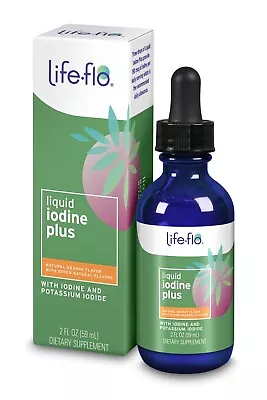 Life-flo Liquid Iodine Plus 59ml Natural Orange Flavour • $29.95