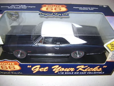 *RARE* Ertl 1/18 1966 Pontiac GTO - Blue/White *Kmart - Route 66* • $99.99