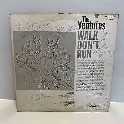 THE VENTURES  1960 SIGNED Walk Don’t Run RARE FIND! • $260