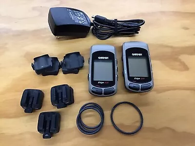 (2) Garmin Edge 205 Cycling Computers - Wall Charger & Accessories - GUC • $40