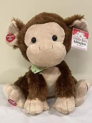 Cuddle Barn Marvin The Monkey Singing Talking Plush Tested & Works Ears Wiggle • $25.99